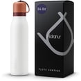 thumbnail image 1 of Termo Botella Hidranur 24 Oz, Tapa Hermética, Termo de Acero Inoxidable sin BPA, Blanco, 1 of 5