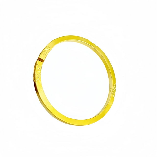 Brazalete abierto Gold Placer para mujer, estilo antiguo