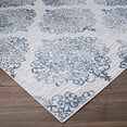 thumbnail image 7 of Couristan Calinda Montebello Area Rug, Steel Blue-Ivory, 6'6" x 9'6", 7 of 7