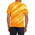 thumbnail image 2 of Mens Tiger Stripe Tie-Dye Short Sleeve Cotton Tee Gold 4X-Large, 2 of 5