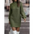 thumbnail image 5 of Cardigan Sweaters for Women Open Front Fall and Winter Sweaters Long Sleeve Loose Casual Coat Top Army Green XXXL, 5 of 9
