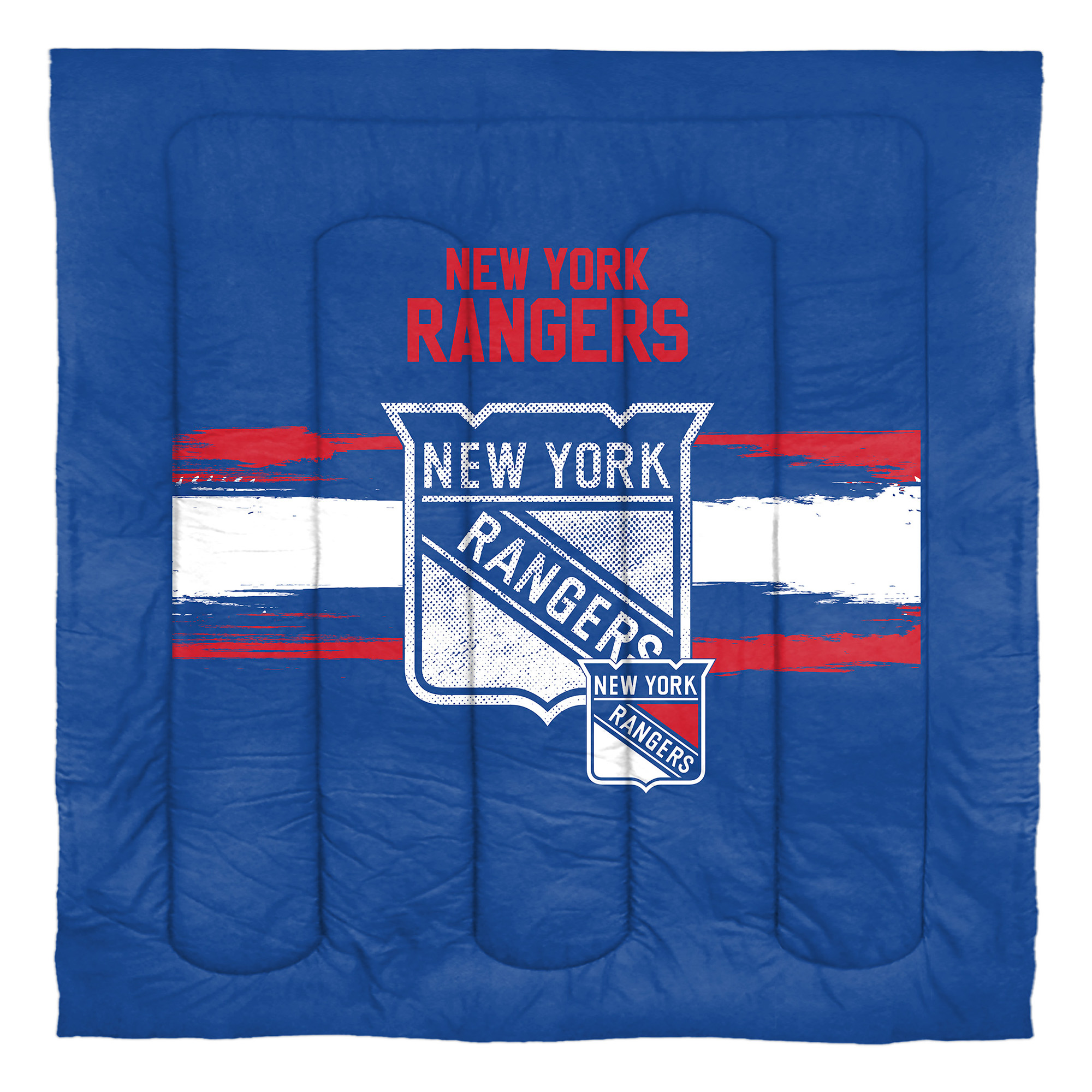 NHL New York Rangers Officially Licensed Comforter & Sham set Full/Queen