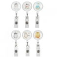 thumbnail image 2 of Retractable 360° Degree Rotating Exquisite Name Card Clip, Badge Holder, Other Occasions Schools Hospitals For Offices, 2 of 8