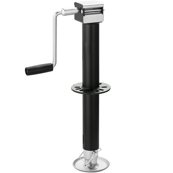 KFFKFF 5000 lbs A-Frame Trailer Jack, 15-Inch Vertical Travel, Adjustable 7-Level Drop Leg, Drill Socket Included, Compatible with Cordless Drills, Ideal for RVs, Utility, and Boat Trailers