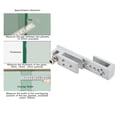 thumbnail image 3 of Sliding Glass Door Lock Security Latch for Home Hotel Bathroom Frameless Shower Room, 3 of 7