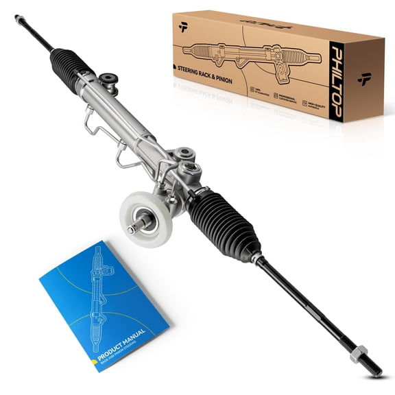 PHILTOP Power Steering Rack and Pinion Compatible with Buick Century 1998 1999 2000 2001 2002 3.1L, Century 1997 All Models, Hydraulic Rack and Pinion Replace 22-186