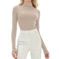 thumbnail image 1 of Ladies Thermal Underwear Top Slim Fit High Neck Long Sleeve Base Layer For Winter Warmth Comfort Soft Breathable Wicking, 1 of 4