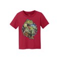 thumbnail image 1 of Tyrannosaurus Rex Kids Algodón camiseta - Rojo - X-Large Gravity Trading Cima, 1 of 1