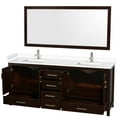 thumbnail image 3 of Wyndham Collection WCS141480DESWCUNSM70 Sheffield 80" Free Standing Double Basin Vanity, 3 of 7