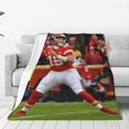 thumbnail image 1 of Patrick Mahomes Ultra-Soft Micro Fleece Blanket Black 50"x40", 1 of 5