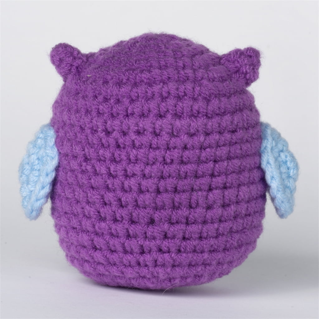 Animal Crochet Kits DIY Owl Penguins Crochet Kits Include Crochet Hook, Yarn, Needle, Plastic Eyes, Knitting Marker