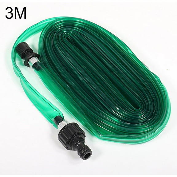 Fankenuo Garden Hose Sprinkler: Flat design for easy irrigation and watering (green) 3 meter