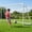 White, variant on SLSY 12×6FT Galvanized Soccer Goal Portable for Backyard Practice Training Goals for Kids Adults(White)