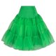 thumbnail image 1 of Enagua Crinolina.&nbsp;Maravillosa falda de enagua para vestidos de enagua&nbsp;Tela de tul;&nbsp;26 "de largo - Enagua verde Kelly, extragrande BellaSous 418-KE-LXL, 1 of 1