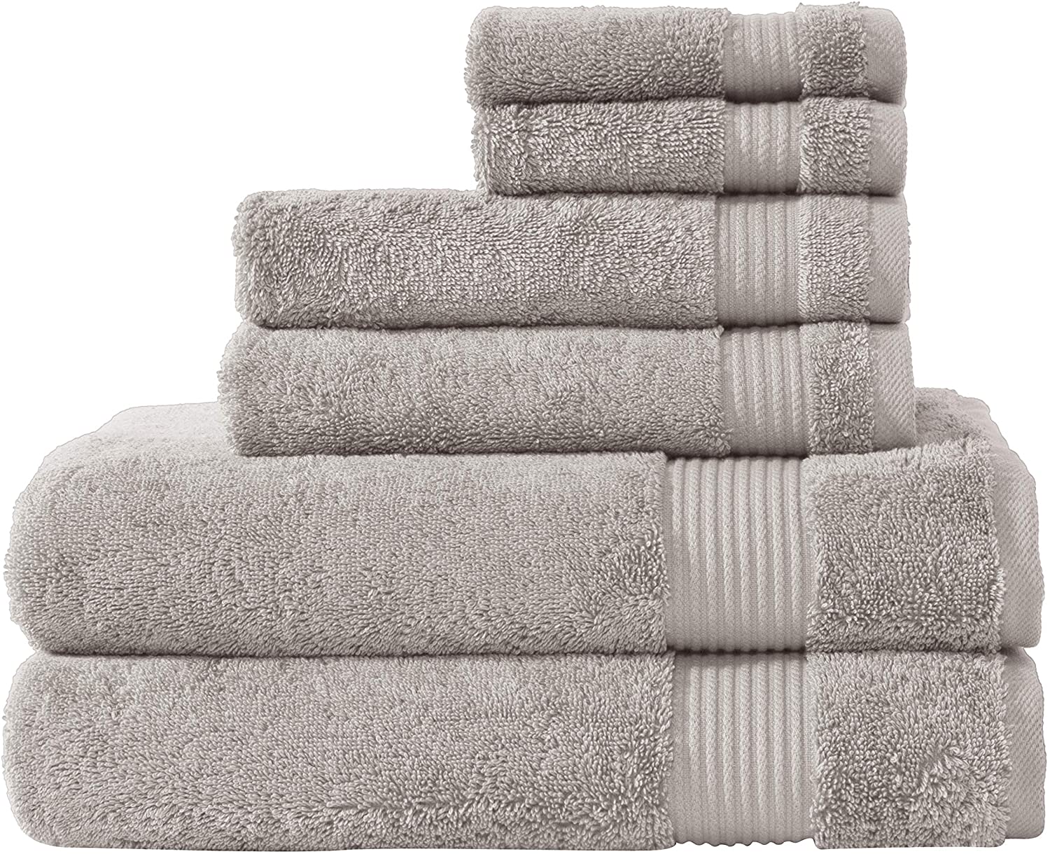 Classic Turkish Towels Amadeus Luxury Turkish Cotton Towel Collection Towel 6 Piece Set - image 2 of 3