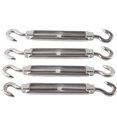 thumbnail image 1 of Tensor de gancho Hookto kit de herrajes de acero inoxidable 4 piezas M6, 1 of 8