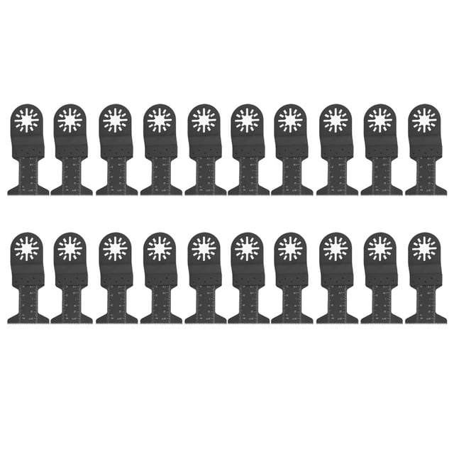 Kit de 20 hojas de sierra oscilantes multifuncionales de acero de alto carbono de 43 mm para reparación de cortes