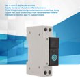thumbnail image 4 of Rail Circuit Breaker, Smart WiFi Switch Wireless Mobile Phone Remote Control 3 Timing Modes Function for Household Appliances Smart Home[25A], 4 of 9