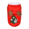 thumbnail image 3 of Sudadera con capucha para mascotas, suéter de Navidad, ropa para perros, cachorros, gatos, abrigo de invierno, ropa de Navidad, 3 of 7