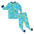 thumbnail image 6 of KPOPLK Toddler Boys Pajamas Fall Winter Pjs for Boy Dinosaur Print Jammies Long Sleeve Sleepwear Set Sky Blue Size 6-7 Years, 6 of 6