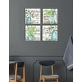 thumbnail image 3 of Farmhouse Wall Art for Kitchen Canvas Print Watercolor Family Gathers Here and Forever Home Mason Jar Cotton Floral Plants Artwork Four 12x12inch Framed Prints, 3 of 3