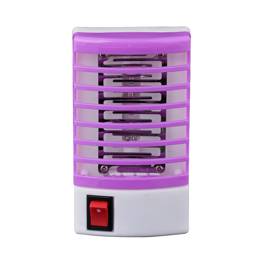 Mini LED Socket Electric Mosquito Fly Bug Insect Trap Killer Zapper Night Lamp 
