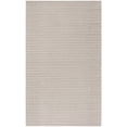thumbnail image 2 of SAFAVIEH Montauk Arianne Dotted Soft Braided Cotton Area Rug, Taupe/Ivory, 5' x 8', 2 of 5