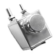 thumbnail image 1 of Coolant Reservoir Metal Aluminum Alloy Car Accessory Power Tank Can Modification Kit Replace Accessories Replacement for V6 V7 Silver, 1 of 9