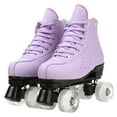 thumbnail image 3 of FACNOATIHN Roller Skate, Classic Fashion Skates for Adults Kids with Light up Wheels, Purple(Women's 10), 3 of 11