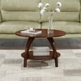 thumbnail image 1 of Convenience Concepts Aldrin Coffee Table with Shelf in Espresso Wood Finish, 1 of 7