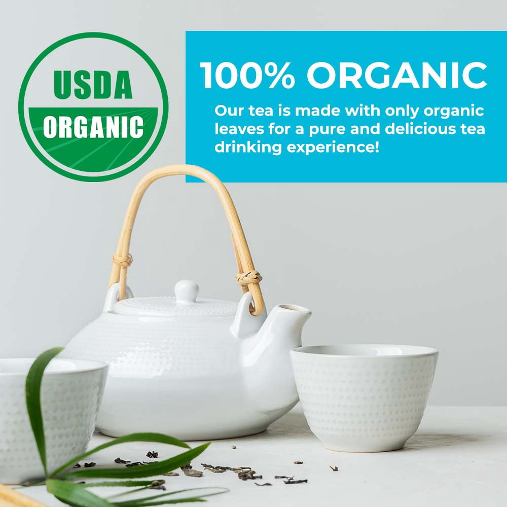 Prince of Peace Organic Pu-Erh Tea, 100 Tea Bags, 1 Pack – Prince of Peace Tea – Pu-Erh Tea – Organic Tea – Tea Bags