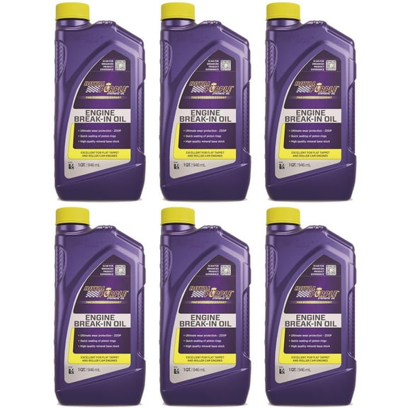 Royal Purple 10W30 Break-In Oil, 6 Quart Case