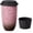 Pink, variant on Ceramic Travel Mug With Lid, the Go Coffee Mug.16oz-Ceramics Coffee Tumbler. Dishwasher and Microwave Safe. Coffee Mug-Suitable for travel, office, cup,Daily use.