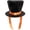 black, variant on Victorian Faux Leather Top Hat Steampunk Magician Bowler Cap Brown 33cm 1Pc