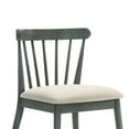 thumbnail image 3 of 2-Piece Rustic Modern Farmhouse Dining Side Chairs, Retro Design with Easy Assembly & Solid Wood Frame for Kitchen or Living Space, 3 of 9
