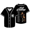 thumbnail image 1 of Veste de Baseball Logo NLE Choppa Rappeur 2024 T-Shirts de Tour Merch Femmes Hommes Mode Décontractée HipHop Tee,TTTG,style 2, 1 of 5