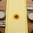 thumbnail image 5 of Table Runners 70 Inches Long Dress Scarves, Yellow Sunflowers Farmhouse Coffee/Dining/Kitchen Table Decor, Holiday Table Runner, Gnomes Farmhouse Botanical Bee 13x70 Inch, 5 of 9