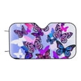 thumbnail image 6 of Lsque Flying Butterflies Car Windshield Sun Shade | Accordion Folding Style Auto Shade for Car Truck SUV Van | Blocks UV Rays Sun Visor Protector | Small, 6 of 7
