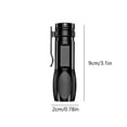 thumbnail image 3 of Hvmvliv Bright Flashlight Mini Flashlight Rechargeable Flashlight Outdoor High Luminous Portable LED Outdoor Lighting Flashlight Black, 3 of 6
