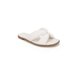 thumbnail image 1 of Esprit ESPRIT Scarlet Womens Faux Leather Thong Flip-Flops, 1 of 3