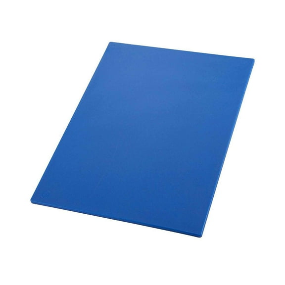 Winco Polyethylene Cutting Board, 1/2"H x 15"W x 20"D, Blue