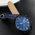 thumbnail image 3 of Fashion Trend Gentleman Geneva Reloj De Metal Para Hombre Correa Azul, 3 of 6