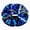 Blue and Black, variant on 2PCS Metallic Pom Poms Cheerleading with Baton Handle Cheer Pompoms for Kids Adults Team Sports Spirit Party Cheering