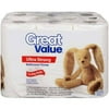 Great Value Ultra-Strong Bath Tissue, 12 Big Rolls