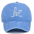 thumbnail image 1 of Washed Baseball Cap With French Embroidery For Outdoor Casual Wear - Visors Hat 2 Product Classification, 1 of 3