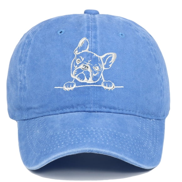 Visor Style Washed Baseball Cap Featuring French Embroidery for Everyday Outdoor Casual Wear Classic Sun Headwear Versatile Unisex Hat