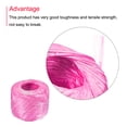 thumbnail image 3 of Uxcell Polyester Nylon Plastic Rope Twine Household Bundled for Daily Binding Packing 1148.2ft Length Pink, 3 of 5