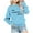 Light Blue, variant on AJTQTH Yes,I'M Still Cold, Me.24:7 Funny Letters Print Long Sleeve Crewneck Sweatshirts for Kids Boys Girls Cute Fall Basic Workout Pullover Tops Black 2-3 Years