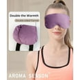 thumbnail image 2 of Aroma Season Eye Mask Hot or Cold,Microwaveable Eye Mask for Dry Eyes, Stye, Belpharitis(Purple), 2 of 7