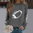 thumbnail image 6 of Essential Sweatshirt for Women Soft Crewneck Long Sleeve Loose Fit Casual Lounge Everyday Basic Winter Warm Top, 6 of 6